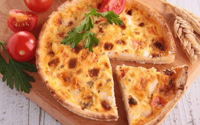 In the Kitchen with Churchill Chefs Presents Red Pepper & Tomato Quiche